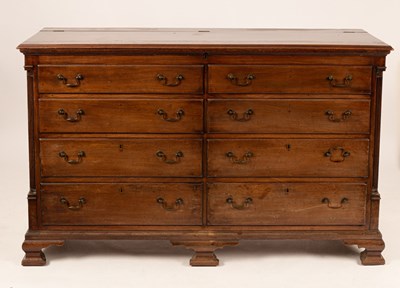 Lot 745 - A George II mahogany mule chest, circa 1750,...