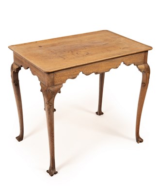 Lot 746 - A George II mahogany silver table, Irish, the...