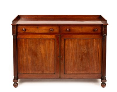 Lot 778 - A George IV mahogany chiffonier, the...