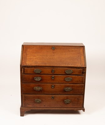 Lot 795 - A George III mahogany bureau/Provenance: The...