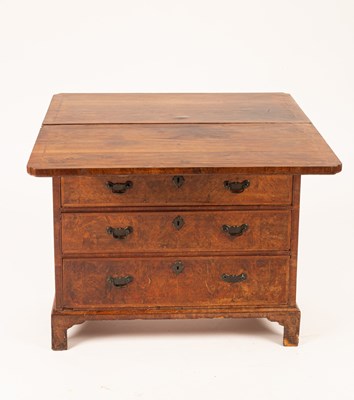 Lot 805 - An 18th Century bachelor's chest, in walnut...