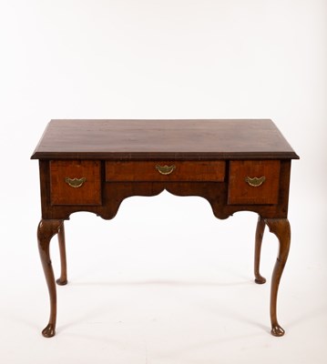 Lot 833 - An 18th Century walnut dressing table, on...