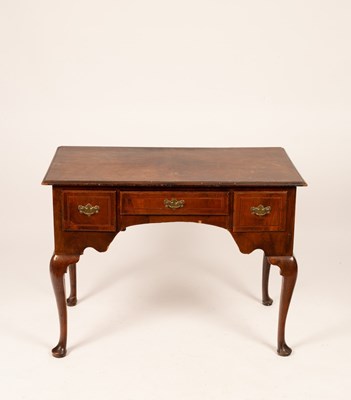 Lot 853 - A 19th Century rosewood lowboy, three fitted...