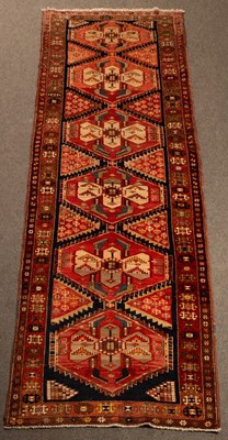 Lot 906 - A Hamadan runner, North West Persia, the...