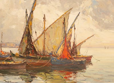 Lot 930 - Andre Beronneau (1896-1973)/Barque a...