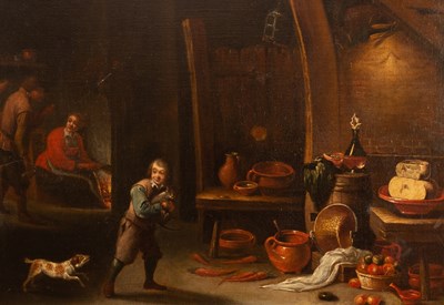 Lot 949 - Manner of David Teniers the Younger/Kitchen...