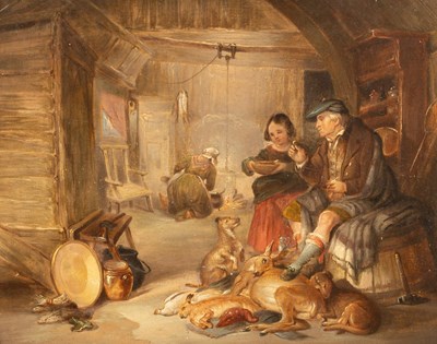 Lot 960 - After Sir Edwin Landseer/Interior of a...