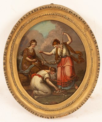 Lot 972 - After Angelica Kauffman/Women Gathering...