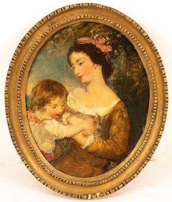 Lot 993 - Follower of Charles Baxter (1809-1879)/Mother...