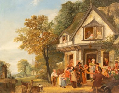 Lot 1010 - James Parry, 19th Century/The Village Pub/with...