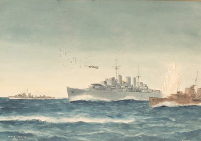 Lot 1080 - Eric Tufnell (1888-1978)/HMS Abdiel/HMS...