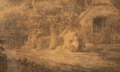 Lot 1088 - George Morland (1763-1804)/Cottage in the...