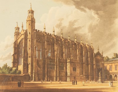 Lot 1114 - Eton College Chapel/coloured print/20.5cm x 26....