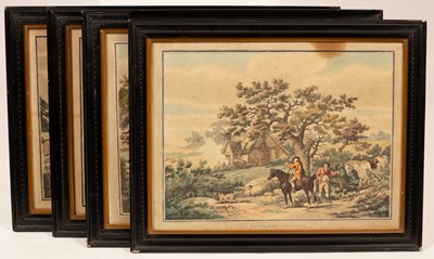 Lot 1115 - Hunting scenes/Snipe Shooting/ Duck...