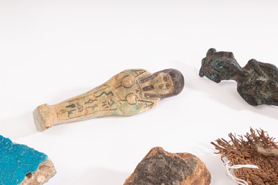 Lot 3 - A selection of Egyptian and Egyptian style...