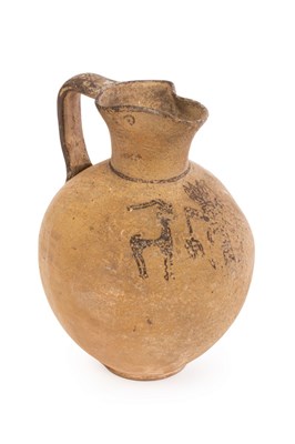Lot 5 - A Cypriot pottery 'Free Field' jug,...