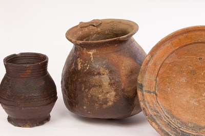 Lot 24 - A selection of European pottery excavated...