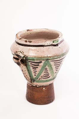 Lot 43 - An early Spanish pottery Mortar, from Teruel...