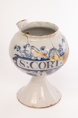 Lot 46 - Four pharmacy vessels, 18th Century,...