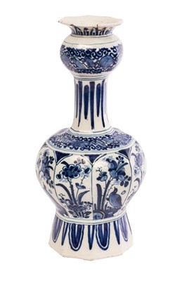 Lot 66 - A Dutch Delft vase, circa 1690-1700, of...