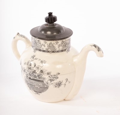 Lot 124 - Three rare novelty teapots, comprising a Foley...