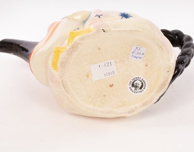Lot 124 - Three rare novelty teapots, comprising a Foley...