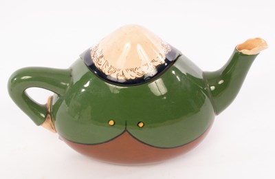 Lot 124 - Three rare novelty teapots, comprising a Foley...