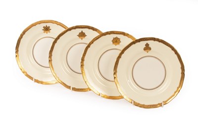 Lot 127 - Four Royal Worcester Royal Service plates from...