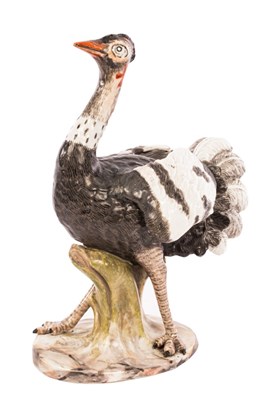 Lot 141 - A Fürstenberg model of an ostrich, circa...