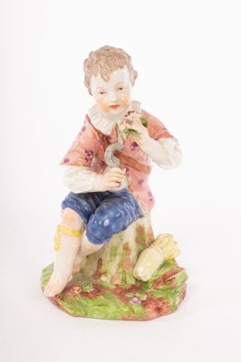 Lot 144 - A Vienna figure of a boy, circa 1770,...