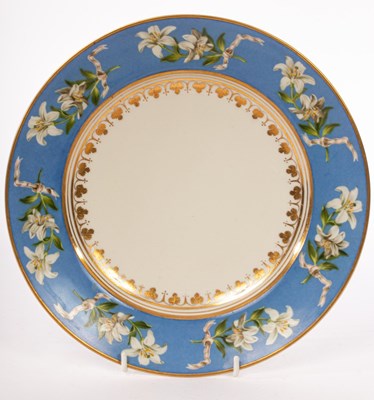 Lot 148 - A Vienna plate, Sorgenthal period, dated 1822,...