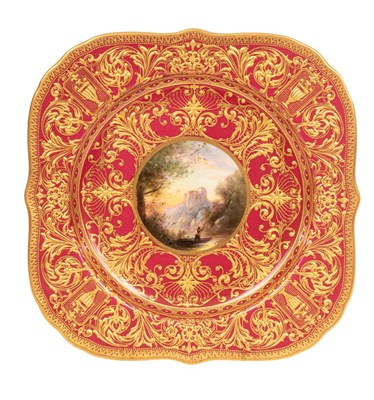 Lot 163 - A Further Royal Worcester plate from the...