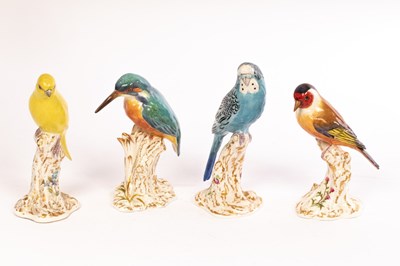 Lot 187 - Four Royal Worcester models from the Birds on...