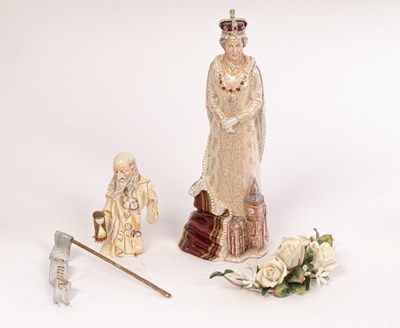 Lot 191 - A Bronté porcelain figure of HRH Queen...