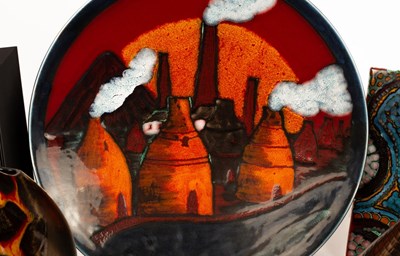 Lot 200 - Six pieces of Anita Harris pottery comprising...