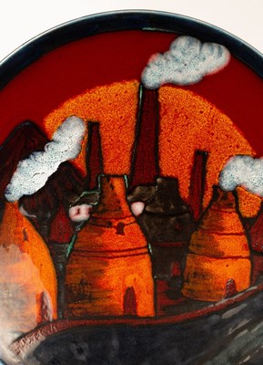 Lot 200 - Six pieces of Anita Harris pottery comprising...