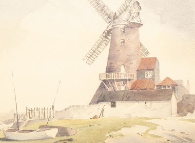 Lot 218 - Geoffrey Whiting (1919-1988)/Cley Mill, North...