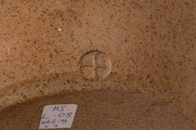 Lot 219 - Geoffrey Whiting (1919-1988) two stoneware...