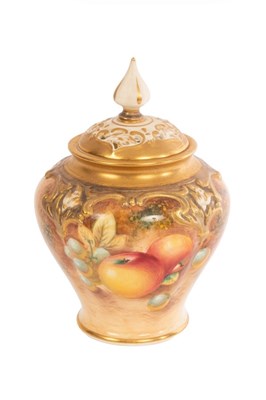 Lot 464 - A Royal Worcester pot-pourri jar and cover,...