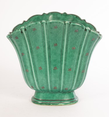 Lot 494 - Wilhelm Kage for Gustavsberg, an Argenta vase...