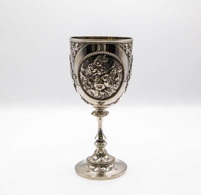Lot 84 - A Victorian silver prize cup, London 1872,...
