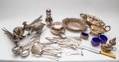 Lot 190 - A quantity of WMF fish eaters, assorted plated...