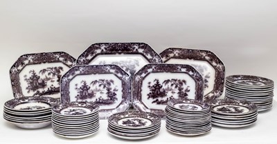 Lot 285 - A Podmore, Walker & Co. 'Corean' pattern part...