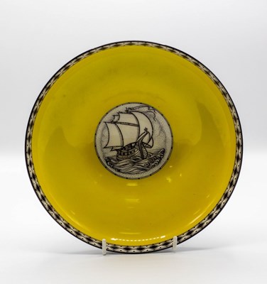 Lot 291 - A Royal Worcester circular bowl with central...