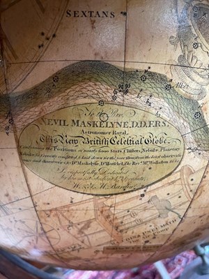 Lot 444 - A.W. & T.M. Bardin celestial globe, on...