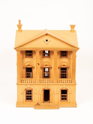 Lot 532 - A Regency style dolls house with Neoclassical...