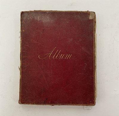 Lot 564 - A late 19th Century album/notebook, with...