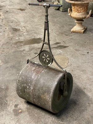 Lot 660 - A garden roller by Sharpe of Cheltenham, 120cm...