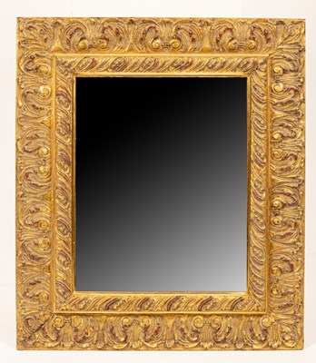 Lot 700 - A gilt framed wall mirror of Venetian design,...