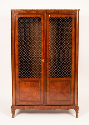 Lot 723 - A 19th Century French Kingwood cabinet with...